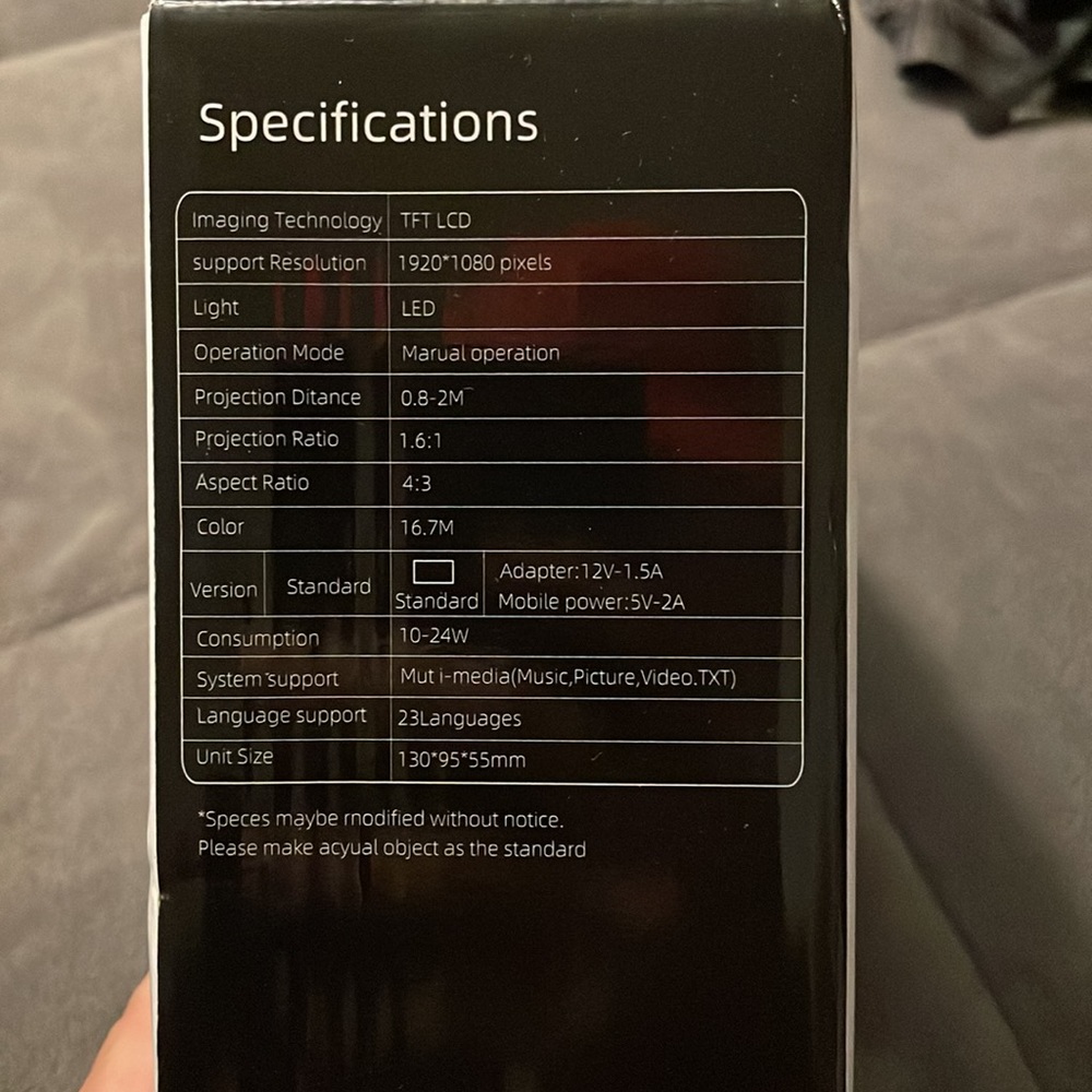 LED mini projector - Picture 2 of 13